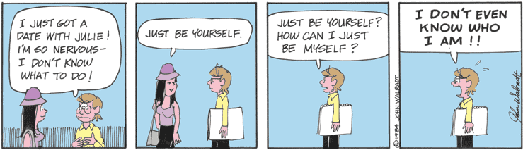 Just be yourself